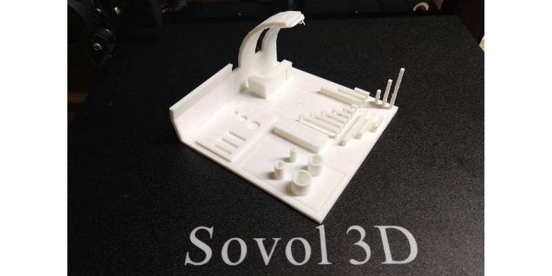 last test print on the sovol sv01 pro