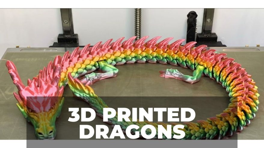 3D printed dragon