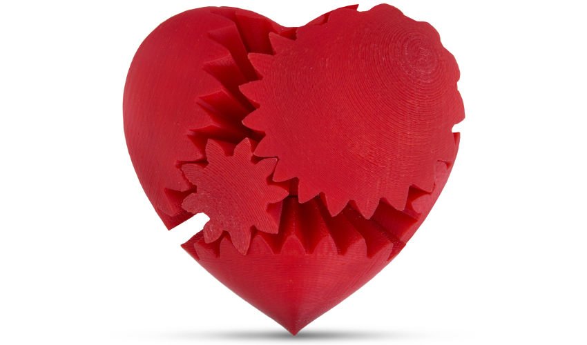 3d printed heart