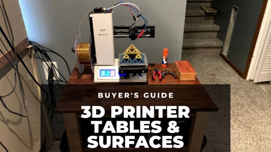 3d printer table desk surface stand