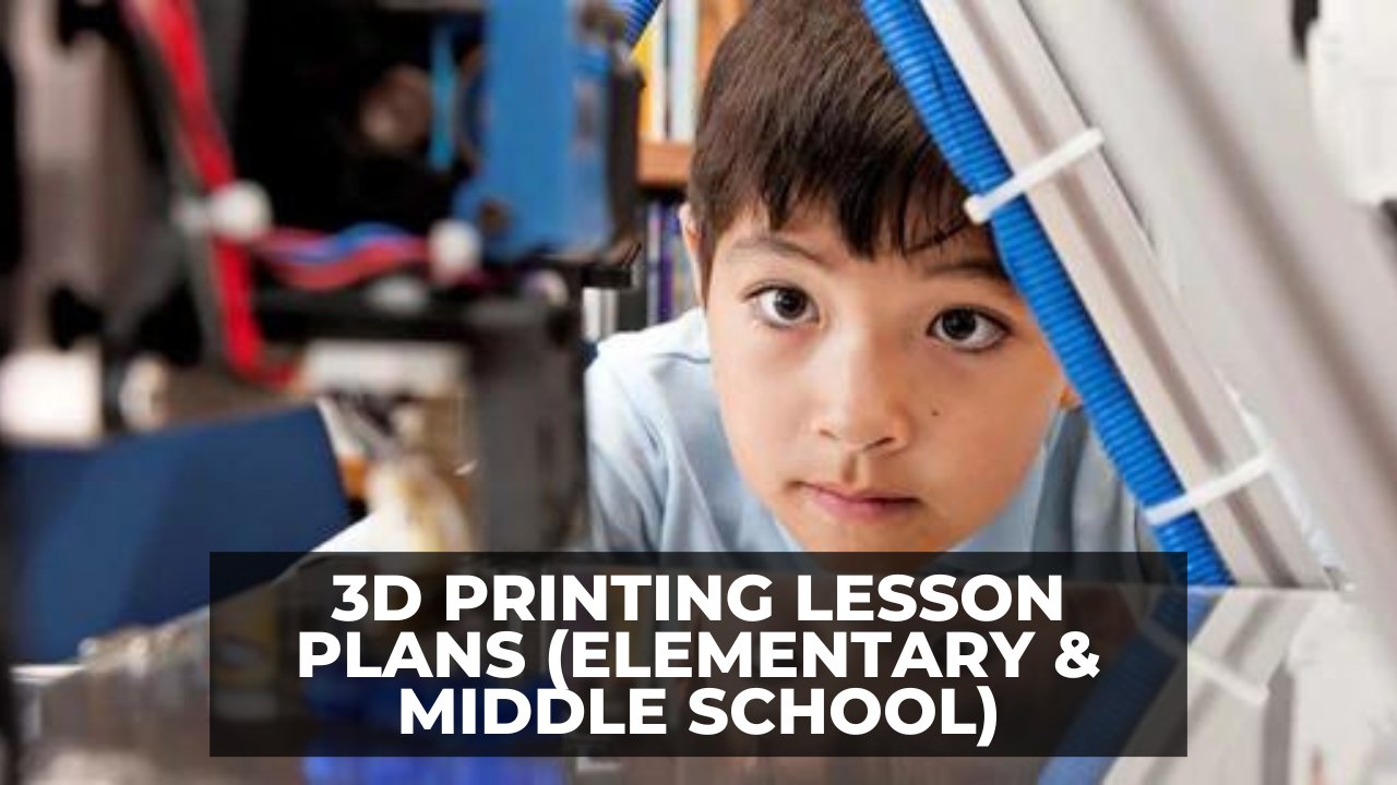 3D Printing Lesson Plans (Elementary & Middle School)