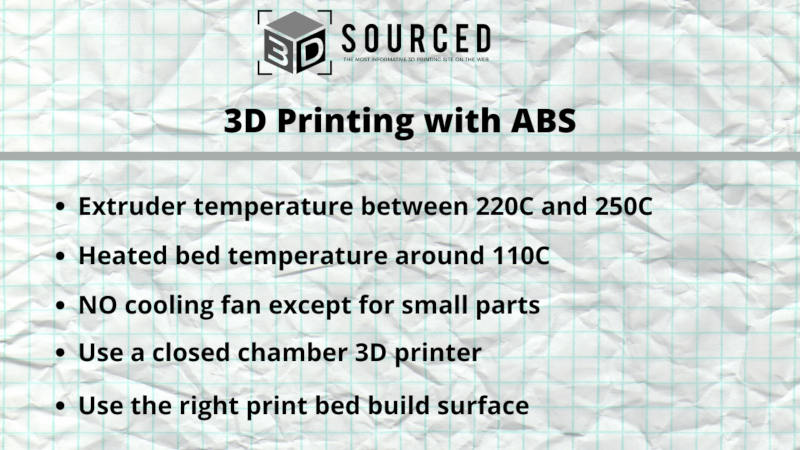 3d printing with abs filament