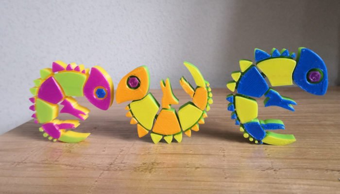 3dchameleon multi color 3d prints