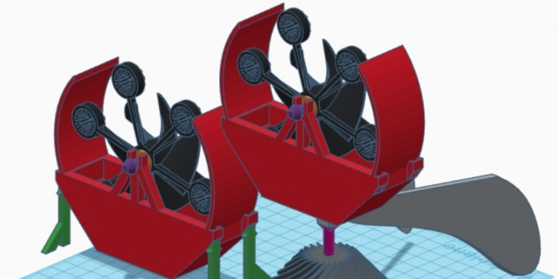 Phillip's 3D printed wind turbine bubble blower