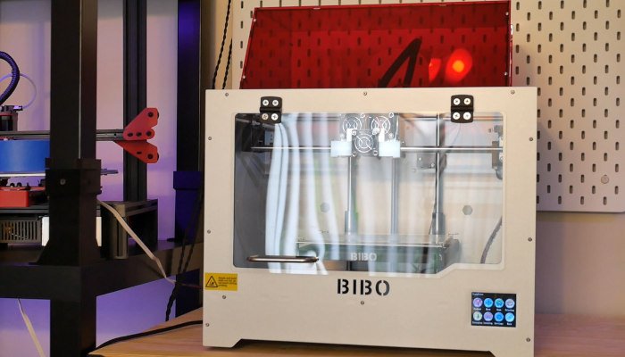 bibo 3d printer and laser engraver with dual extruder