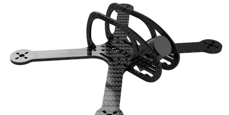 A carbon fiber 3D printed drone frame