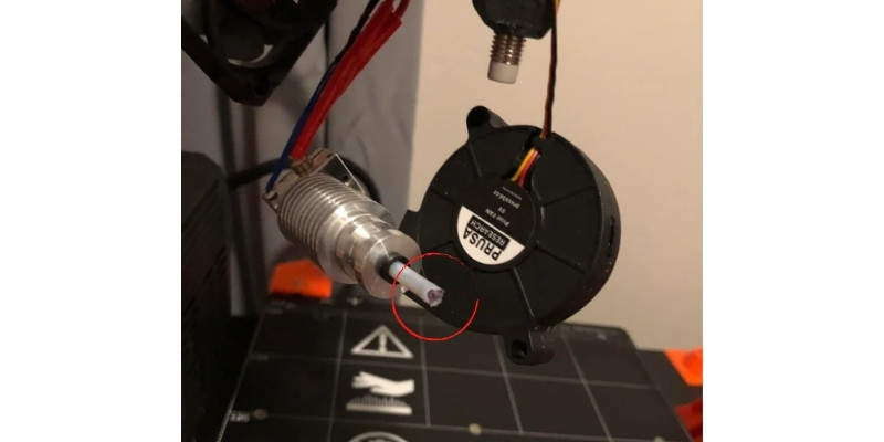 Clogged Prusa ptfe tube