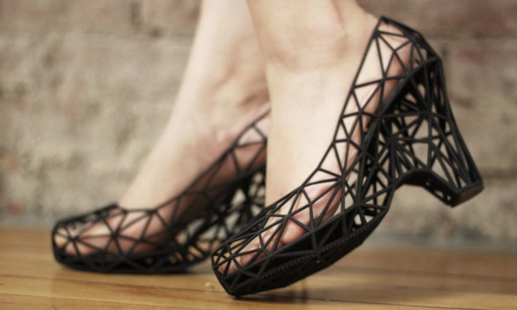 continuum 3d printed shoes