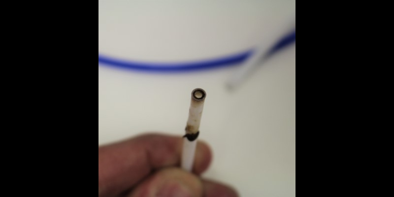 PTFE tubing degrading