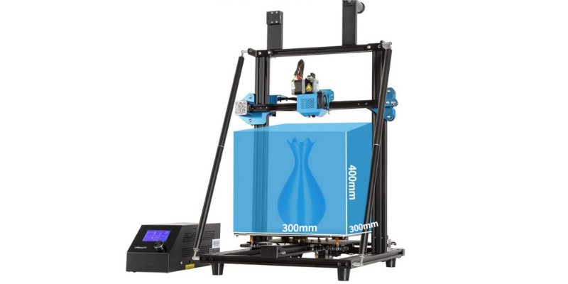 The CR-10 build volume shown on the CR-10 V3