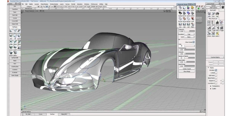 design a car using autodesk alias