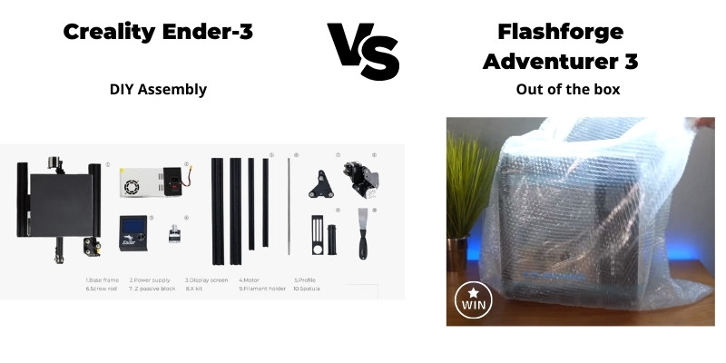 ender 3 vs adventurer 3 ease of use