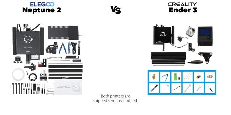 Elegoo Neptune 2 vs Ender 3 Ease of Use and Assembly