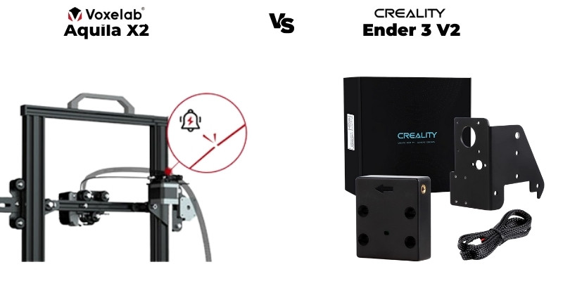 Filament Runout Sensor-Voxelab Aquila X2 (built-in) vs Ender 3 V2 (sold separately)