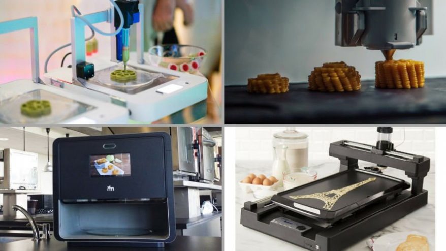 food 3d printer printing