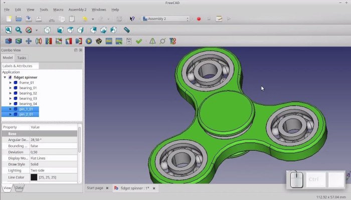 freecad free 3d software
