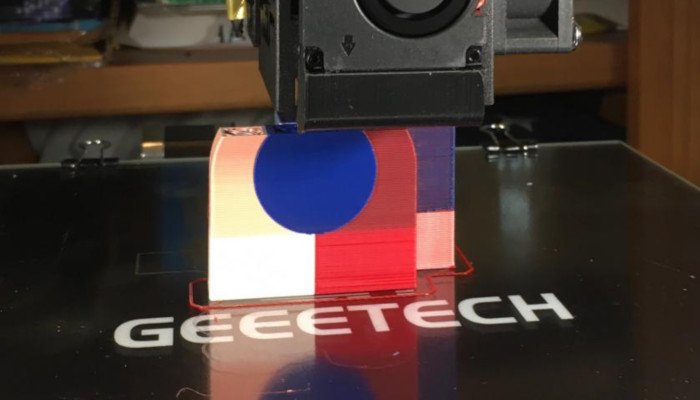geeetech a20t color mixing 3D printing