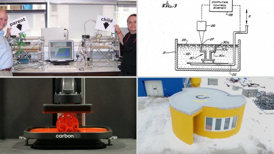 history of 3d printing