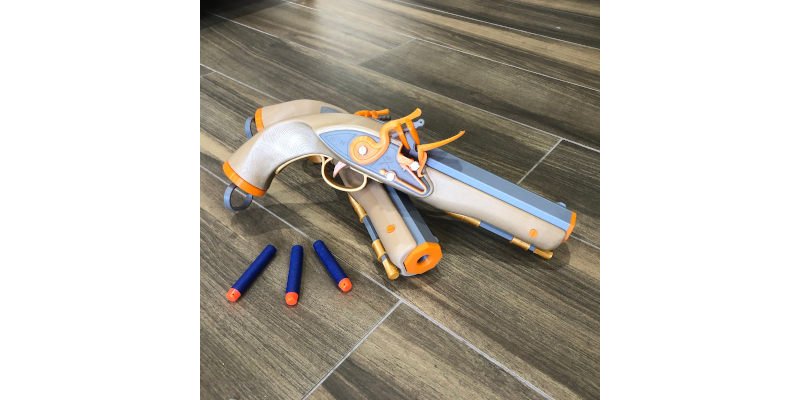 3D Printed Flintlock Foam Blaster