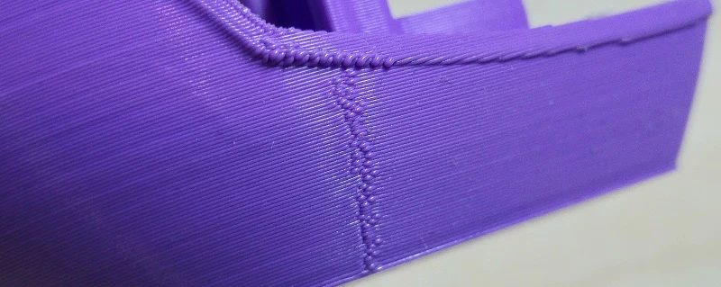 Layer lines from FDM 3D printing