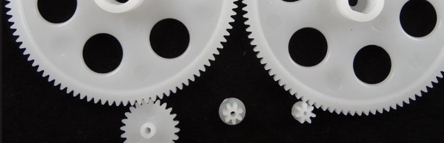 injection-molded nylon gears, low friction