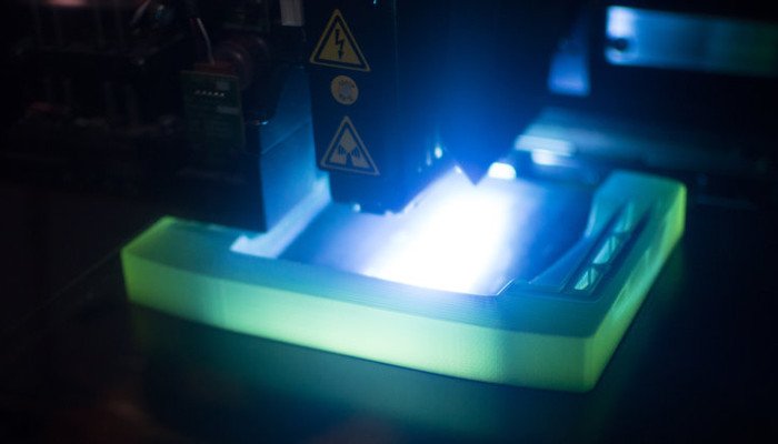 polyjet 3d printing uv light