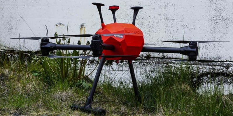 Svarmi's new 3D printed drone, the Rauðarok
