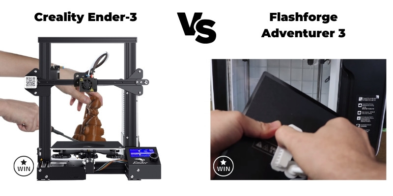 ender-3 vs adventurer 3 removing prints