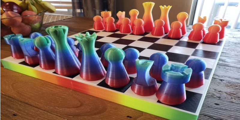 3D Printed chess set large