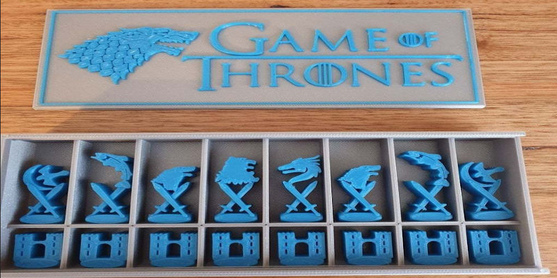 GoT Game of Thrones Chess Pieces 3D Print