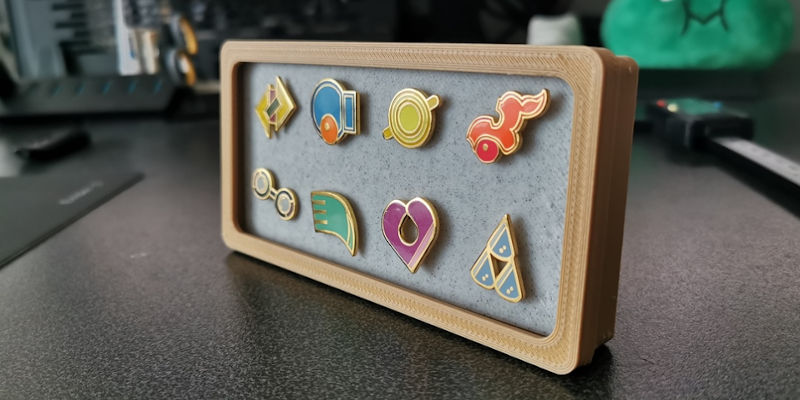 3D Printed Pokémon Badge Carry Case