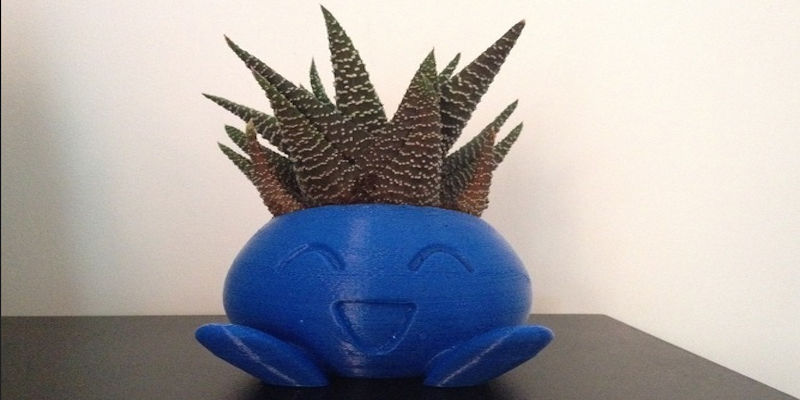 3D Printed Oddish Planter