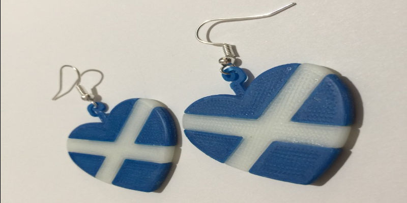 Heart of Scotland Earrings
