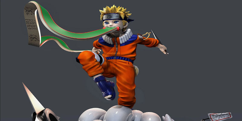 Naruto High Resolution Statue