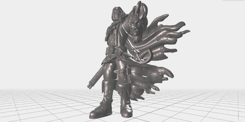 3D Printed Warhammer Witch Hunter
