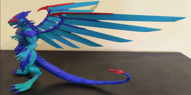 3D Print Yu-Gi-Oh Galaxy Dragon