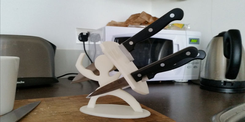 Sparta Knife Holder 3D Print Décor