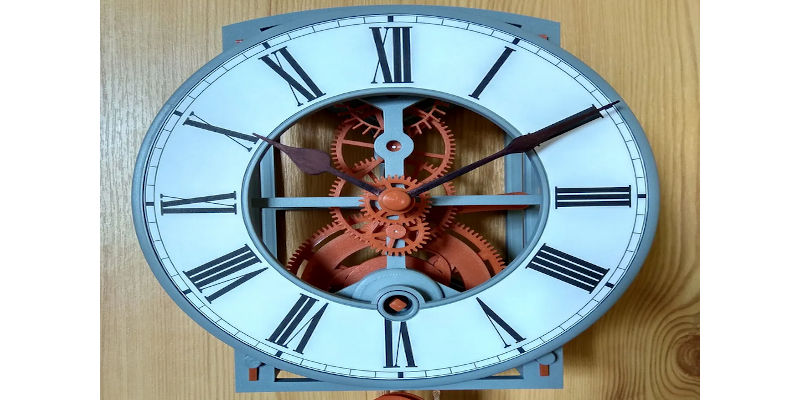 3D Printed Pendulum 2 Clock