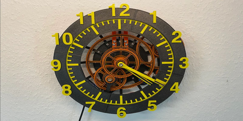3D Printed Analogue Pendulum Clock