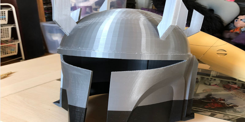 3D Printed Mandalorian Helmet Darth Maul