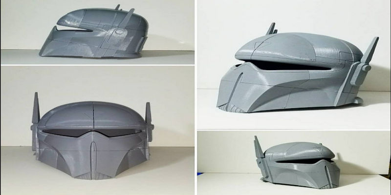 3D Printed Imperial Mandalorian Helmet