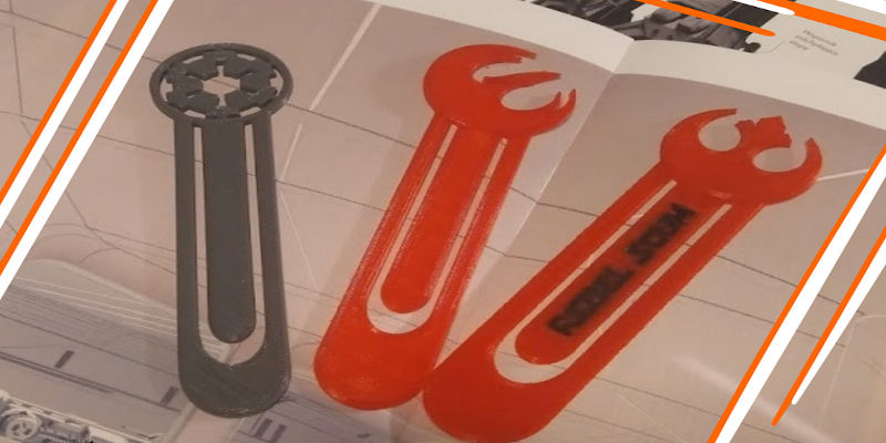 3D Printed Star Wars Bookmarks