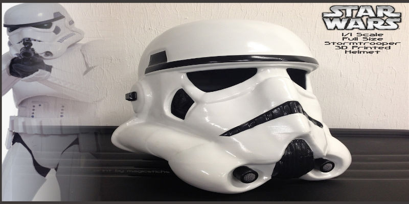 3D Printed Stormtrooper Helmet