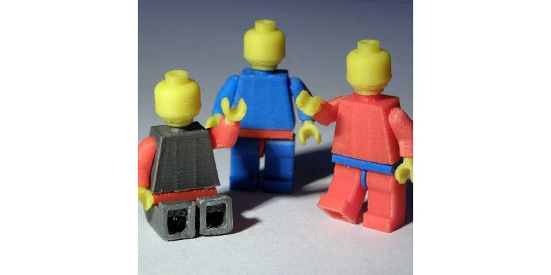 3D Printed Lego Figures Blank