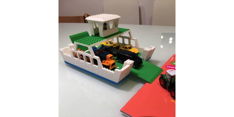 3D Printed Lego Ferry Boat
