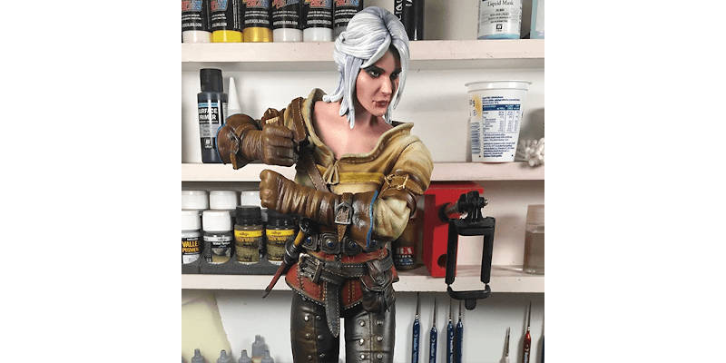 3D Printed Witcher 3 Figurine