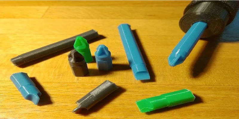 3D Printed Screwdriver Bits