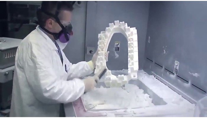 selective laser sintering sls part post processing