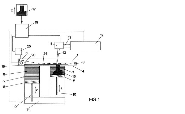 history of 3d printing sls selective laser sintering patent