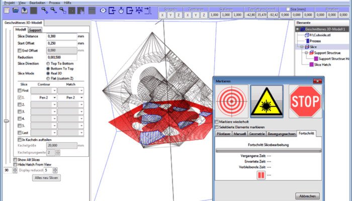 sls 3d software used to print a part using selective laser sintering